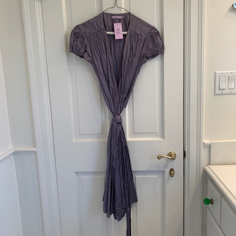 Calypso Silk Wrap Dress
